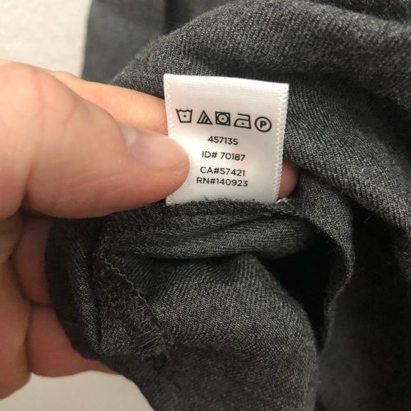 NWT LOFT‎ Petites Women’s V-Cut Charcoal Tunic Medium Petite - Picture 5 of 5